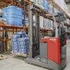Manitou ER 16 HD – chariot à mât rétractable électrique – en situation d'utilisation