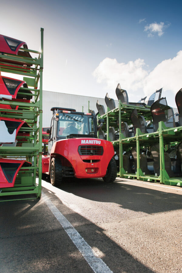 Manitou MI 50 LD ST5 – chariot élévateur   – en situation d'utilisation
