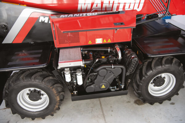 Manitou MRT 1645 115 – chariot télescopique rotatif   – vue détaillée