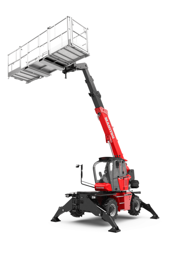 Manitou MRT 1845 115 – chariot télescopique rotatif   – vue studio n°3
