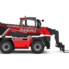 Manitou MRT 1845 115 – chariot télescopique rotatif   – vue studio n°4