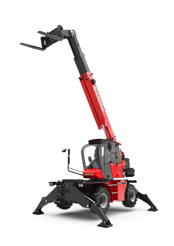 Manitou MRT 1645 75 – chariot télescopique rotatif   – vue studio n°3