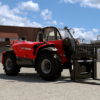 Manitou MHT 790 ST5 – chariot télescopique de chantier   – en situation d'utilisation
