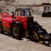 Manitou MHT 10200 ST5 – chariot télescopique de chantier   – vue studio