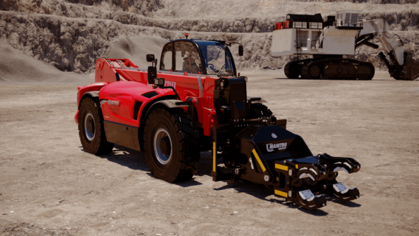 Manitou MHT 10200 ST5 – chariot télescopique de chantier   – vue studio