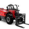 Manitou MHT 10160 – chariot télescopique de chantier   – vue studio n°2