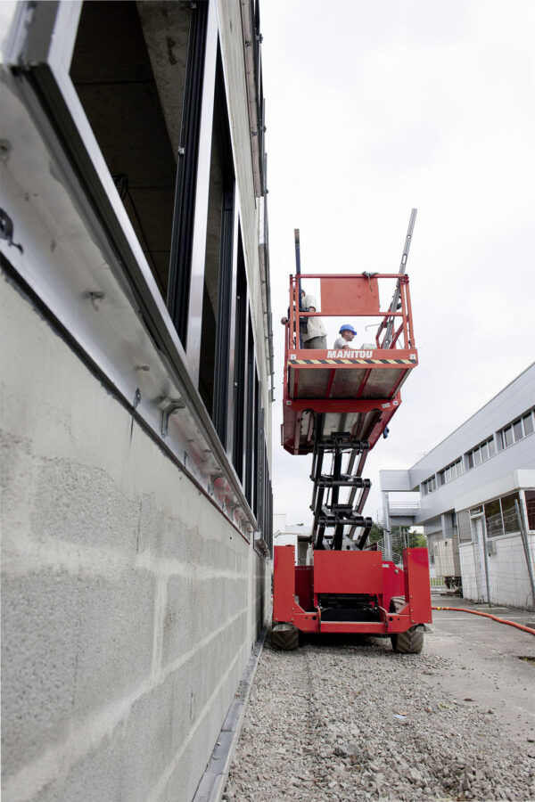 Manitou 100 SC – nacelle élévatrice – en situation d'utilisation