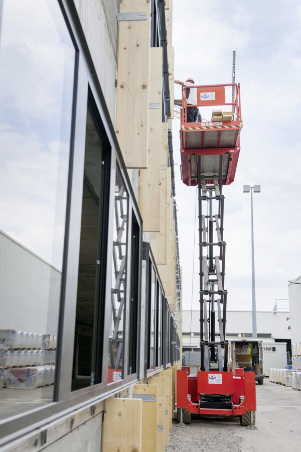 Manitou 120 SC – nacelle élévatrice – en situation d'utilisation