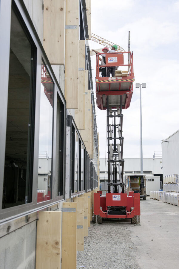 Manitou 100 SC – nacelle élévatrice – en situation d'utilisation n°2