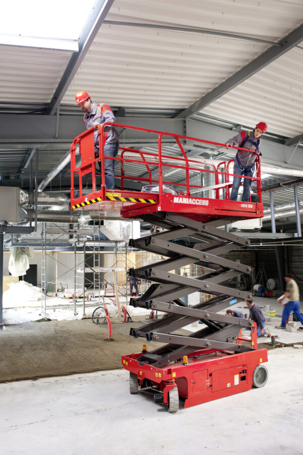 Manitou 120 SE S3 – nacelle élévatrice – en situation d'utilisation