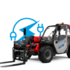 Manitou MT 625 e – chariot télescopique de chantier électrique – vue studio n°4