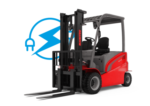 Manitou ME 425 – chariot élévateur électrique – vue studio n°3
