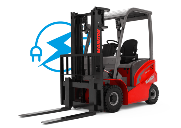 Manitou ME 420 – chariot élévateur électrique – vue studio n°3
