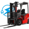Manitou ME 425 C – chariot élévateur électrique – vue studio n°3