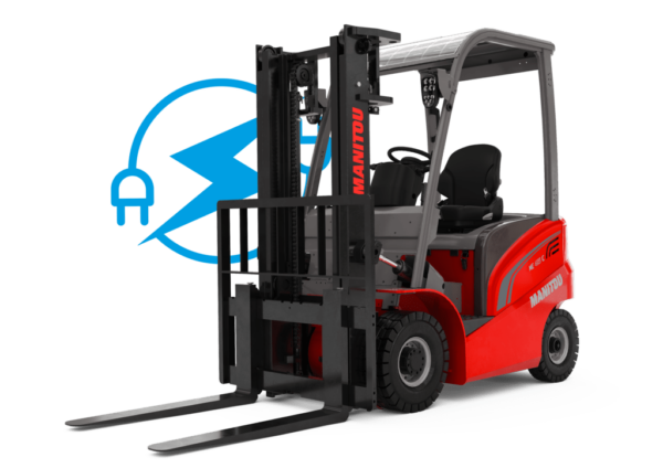 Manitou ME 425 C – chariot élévateur électrique – vue studio n°3