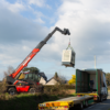 Manitou MRT 2145 115 – chariot télescopique rotatif   – en situation d'utilisation